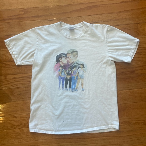 Supreme Other - 🎊‼️HOST PICK🎊‼️SUPREME Shirt Mens Large White Kiss Tee Made in USA